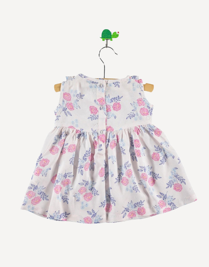 Floral summer dress, back