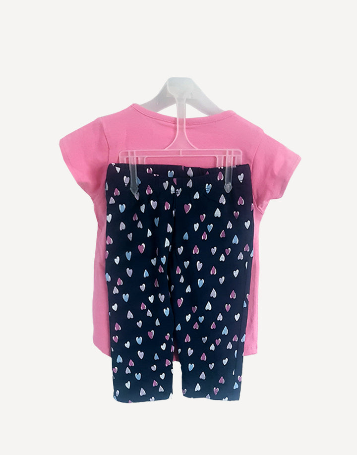 Girls two piece t-shirt and leggings set