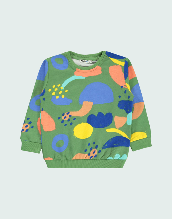 Multi Colour Cotton Sweatshirt