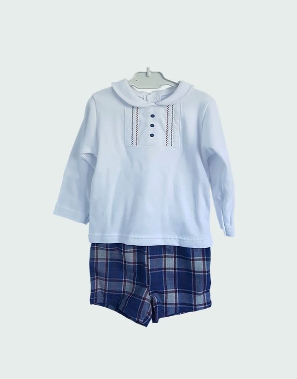 Peter Pan boys outfit set, front