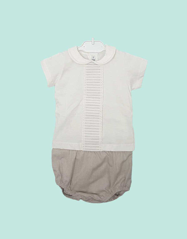 Shirt and bloomers outfit set, front